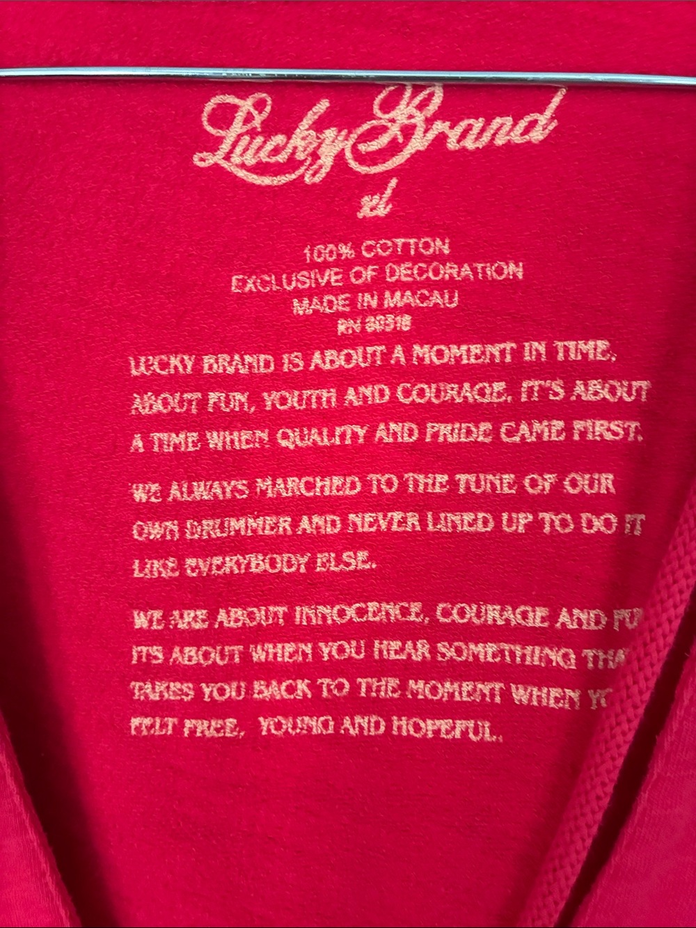 Lucky Brand Pink Embroidered Hoodie Top - Picture 2 of 5